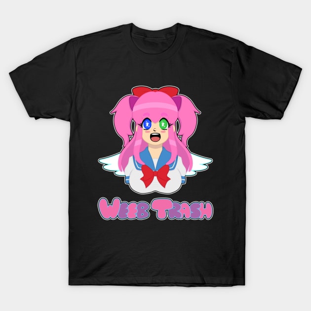 Weeb Trash T-Shirt by Bamboohipstersquid